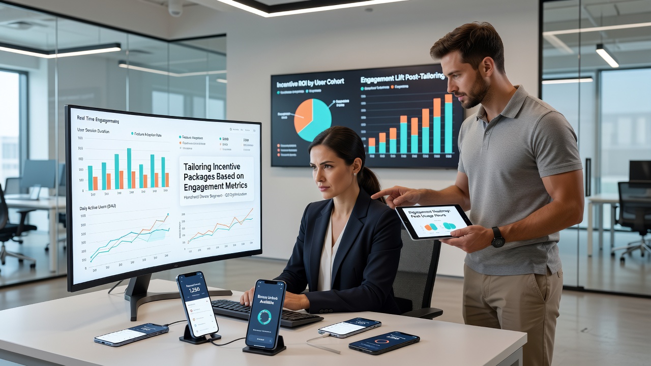 Mobile Geräte mit Analytik-Overlay für personalisierte Anreize in regulierten Märkten