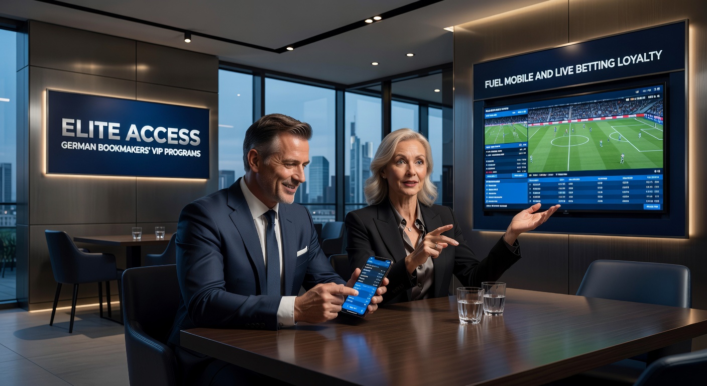 VIP-Mitglieder genießen exklusive Vorteile bei Live-Wetten auf ihren Smartphones, während sie ein Bundesliga-Spiel verfolgen