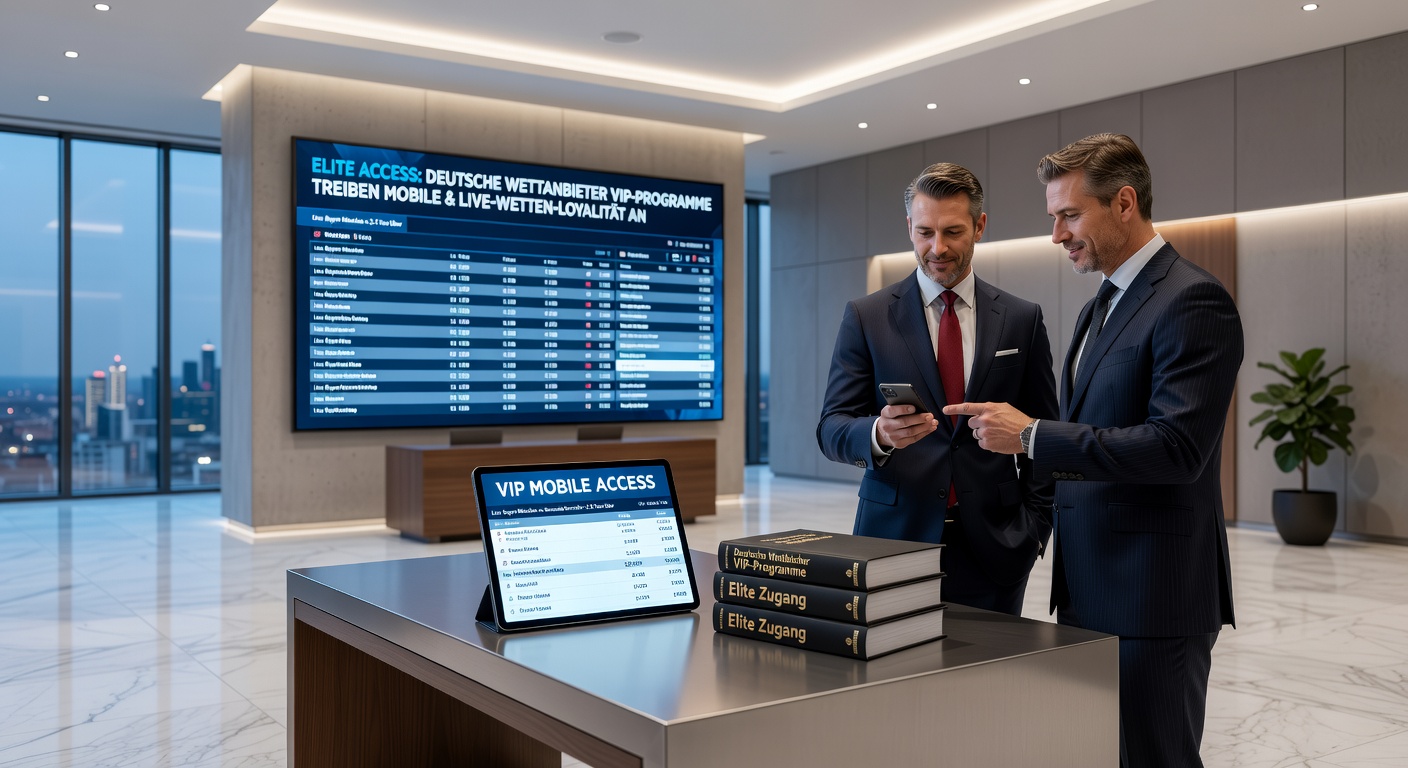 Ein Screenshot einer VIP-App zeigt personalisierte Live-Wetten-Angebote während eines Champions-League-Spiels
