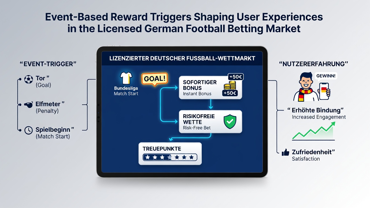 Beispielhafte Darstellung von Live-Triggern während eines Fußballspiels