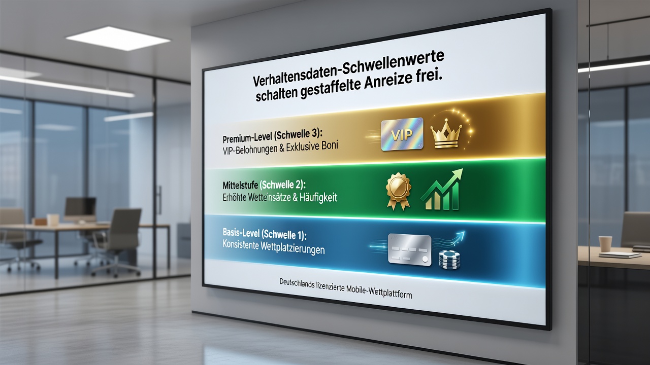 Gestaffelte Anreize durch Verhaltensdaten in deutschen Wett-Apps