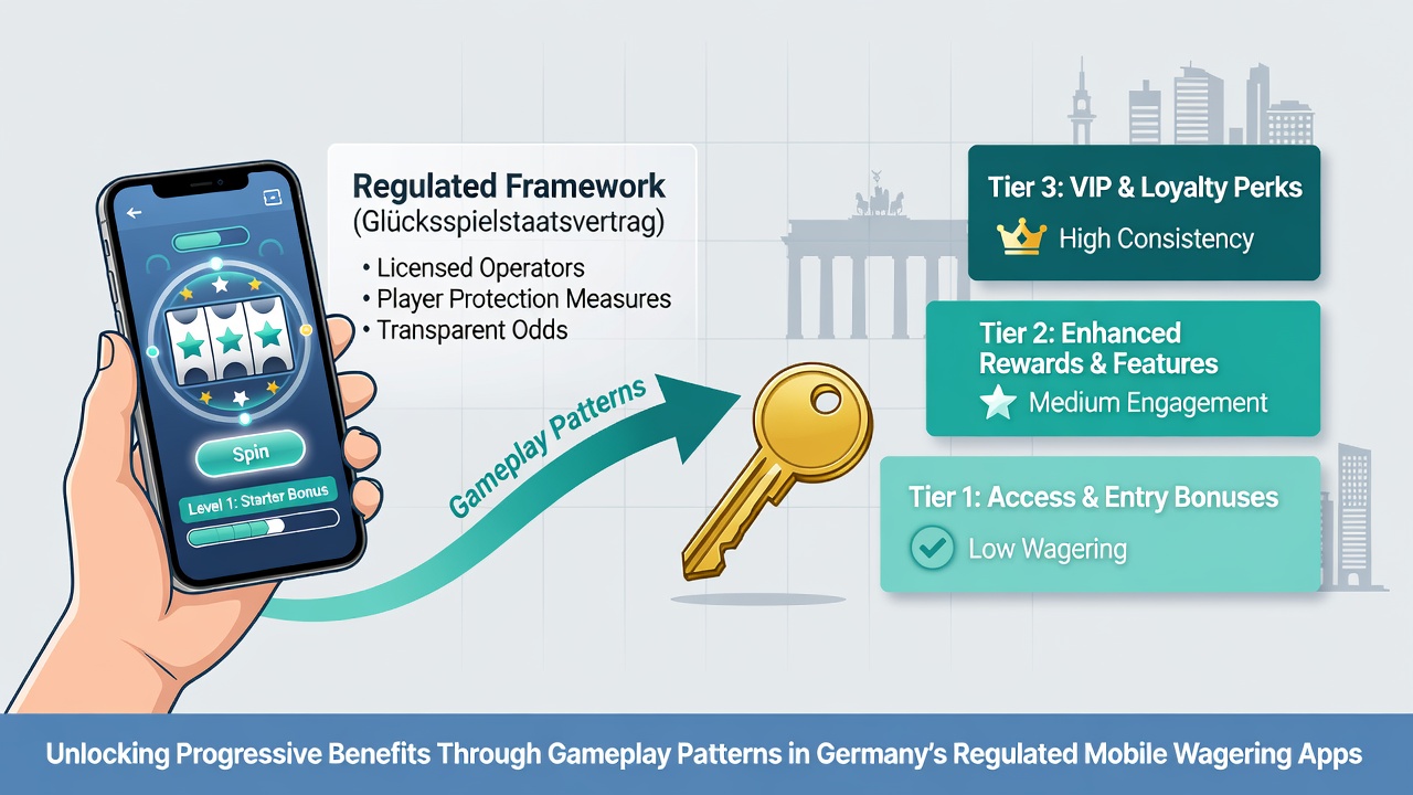 Diagramm zur Analyse von Wettmustern und gestaffelten Vorteilen in einer deutschen App